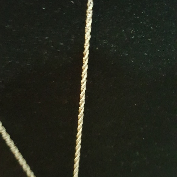 Unakite & Sterling Silver Pendant Necklace w/16" Sterling Rope Chain NWOT - Picture 5 of 6